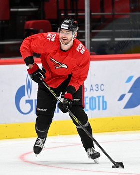 Тренировка «Авангарда» в Омске