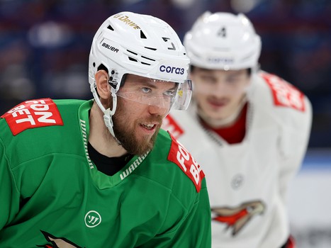 Тренировка «Авангарда» перед пятым матчем серии в Магнитогорске