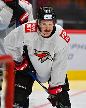 Раскатка «Авангарда» перед матчем с «Сибирью»