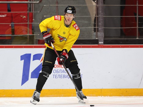 Раскатка «Авангарда» перед матчем со «Спартаком»