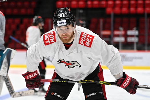 Раскатка «Авангарда» перед матчем с «Автомобилистом»