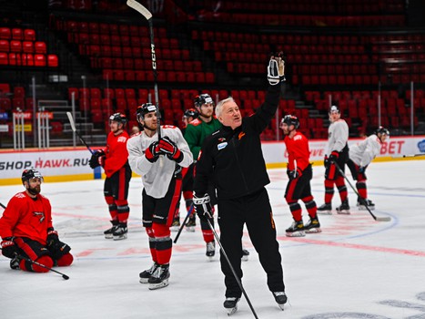 Открытая тренировка «Авангарда» перед плей-офф