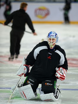 Раскатка "Авангарда" перед матчем с "Ак Барсом" 14 октября 2013