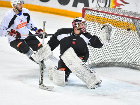 Тренировка "Авангарда" перед заключительным выездом "регулярки"