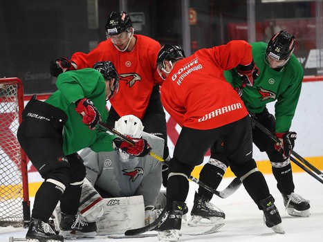 Открытая тренировка «Авангарда» для прессы и болельщиков