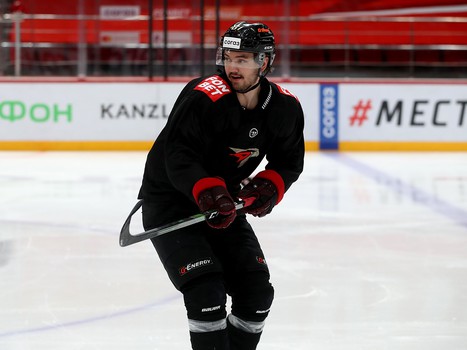 Раскатка «Авангарда» перед матчем с «Северсталью»