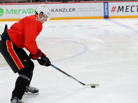 Тренировка «Авангарда» во время паузы в чемпионате