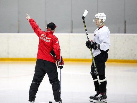 Раскатка «Авангарда» в Уфе перед шестым матчем серии с «Салаватом Юлаевым»