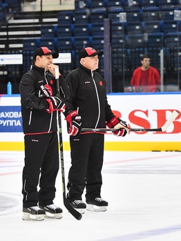 "Авангард" провел раскатку в Минске перед матчем с "Динамо" 