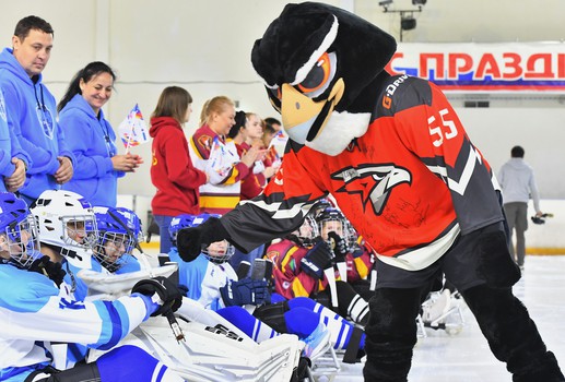 Турнир по следж-хоккею в Омске, день 1