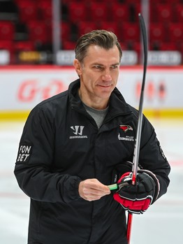 Раскатка «Авангарда» перед домашним матчем с «Сибирью»