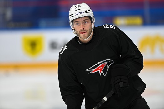 Тренировка «Авангарда» перед матчем в Тольятти