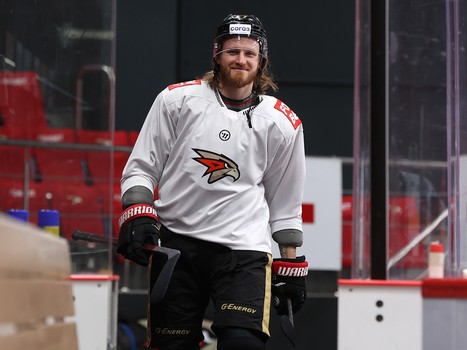 Раскатка «Авангарда» перед матчем против СКА