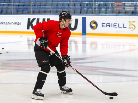 Раскатка «Авангарда» перед матчем против СКА