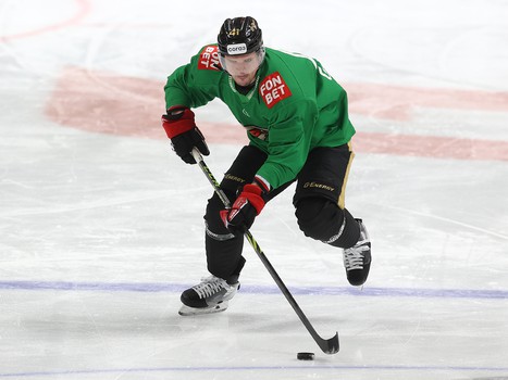 Раскатка «Авангарда» перед матчем с «Металлургом»