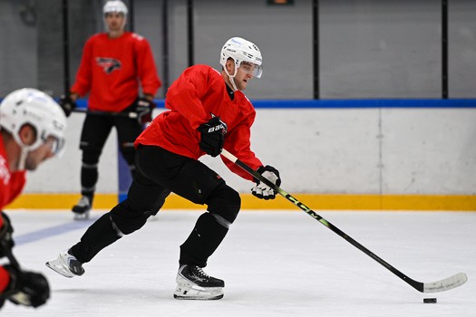 Тренировка «Авангарда» в Хоккейной Академии