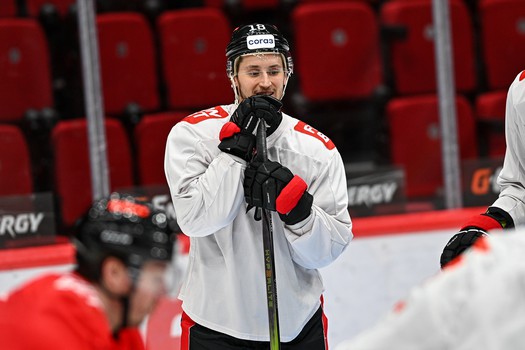 Раскатка «Авангарда» перед матчем со «Спартаком»