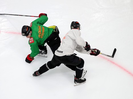 Раскатка «Авангарда» перед четвёртым матчем серии с «Ак Барсом»