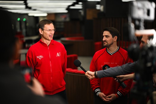 Открытая тренировка «Авангарда» для СМИ