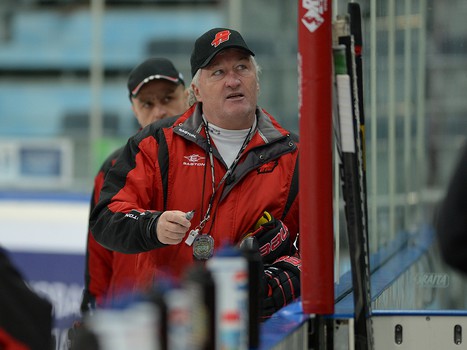 Раскатка "Авангарда" перед матчем с ЦСКА 22.11.13