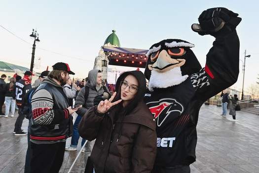 Фан-зона «Авангарда» на Пешеходном Любинском