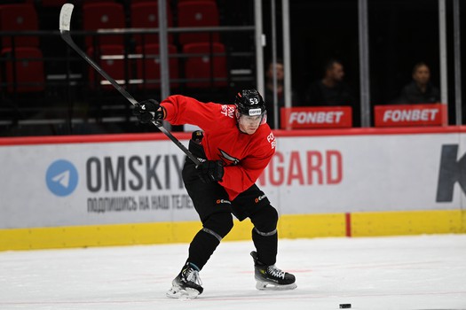 Тренировка «Авангарда» перед матчем с «Адмиралом»