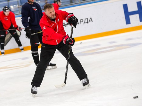 Раскатка «Авангарда» перед матчем с «Салаватом Юлаевым»