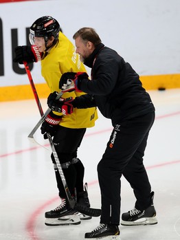 Раскатка «Авангарда» перед матчем с «Ак Барсом»