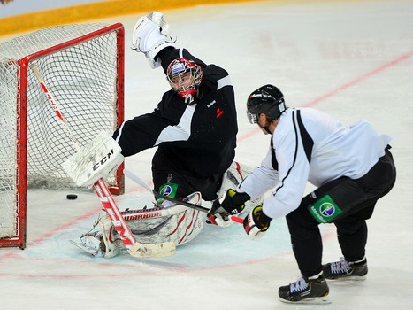 Раскатка "Авангарда" перед матчем с "Атлантом" 12 сентября 2013