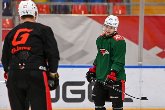 Раскатка «Авангарда» перед выездным матчем со «Спартаком»