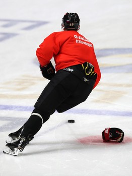 Раскатка «Авангарда» перед матчем с «Трактором»