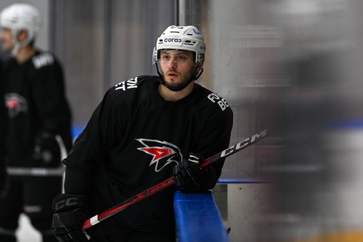 Тренировка «Авангарда» в Хоккейной Академии