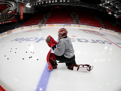 Открытая тренировка «Авангарда» перед домашними матчами финала Кубка Гагарина