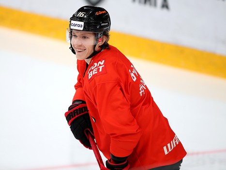 Раскатка «Авангарда» перед матчем с «Локомотивом»