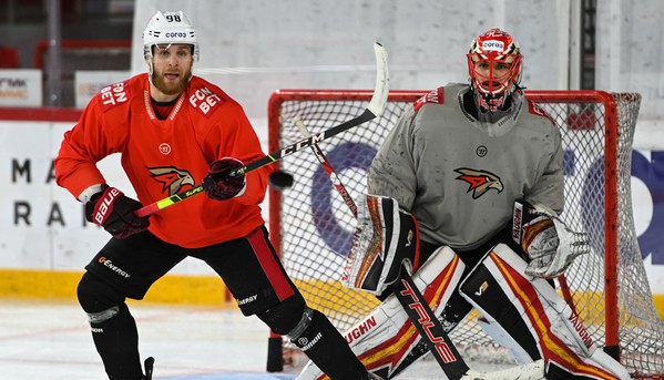 «Не унываем и идём дальше» | Дмитрий Рябыкин и Фёдор Малыхин перед матчем с «Автомобилистом» (ВИДЕО)