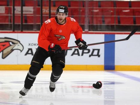 Раскатка «Авангарда» перед матчем с «Сибирью»