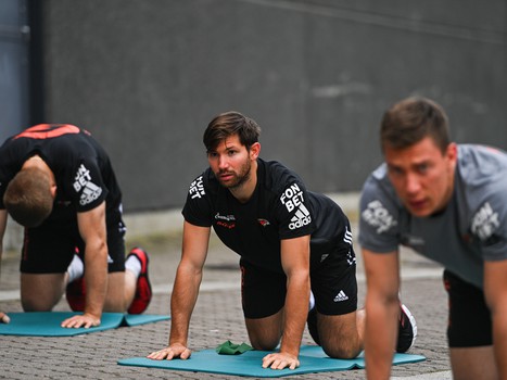 Раскатка «Авангарда» перед матчем с «Сибирью»