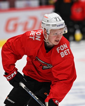 Тренировка «Авангарда» в Омске