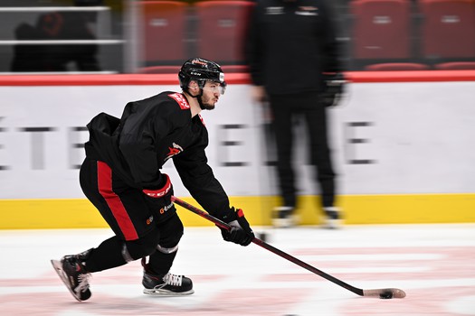 Тренировка «Авангарда» перед матчем с «Автомобилистом»