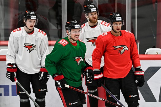 Раскатка «Авангарда» перед матчем с ЦСКА