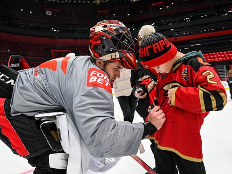 Открытая тренировка «Авангарда» для участников Программы лояльности