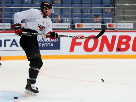 Раскатка «Авангарда» перед матчем с «Амуром»