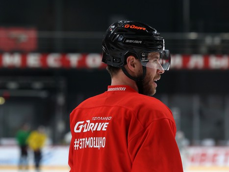 Раскатка «Авангарда» перед матчем против СКА