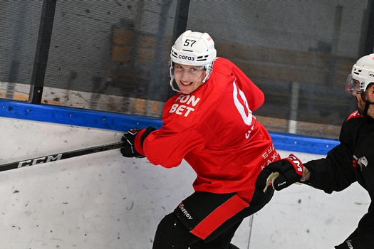 Тренировка «Авангарда» в Омске