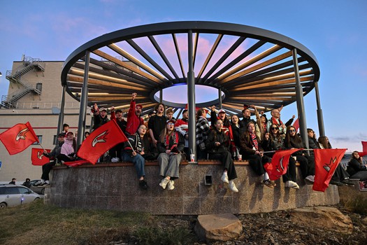 Фан-зона «Авангарда» в Городском саду