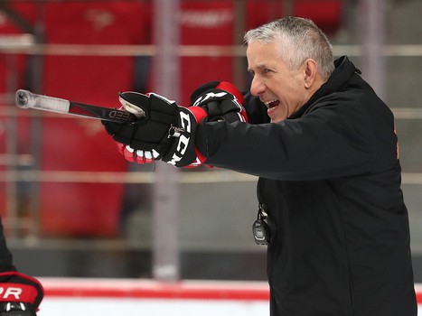 Тренировка «Авангарда» во время паузы в чемпионате