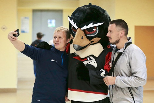 Атмосфера первого матча "Авангарда" в Балашихе