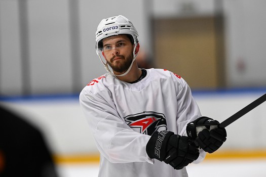 Тренировка «Авангарда» в Хоккейной Академии