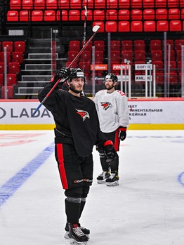 Открытая тренировка «Авангарда» перед вторым раундом плей-офф