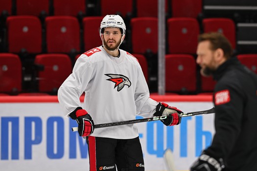 Тренировка «Авангарда» в Омске